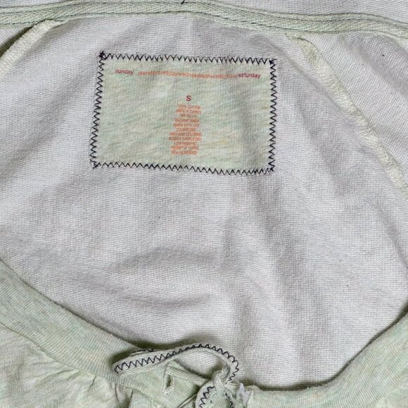 Anthropologie Sunday Saturday Light Green Hoodie - Picture 4 of 9